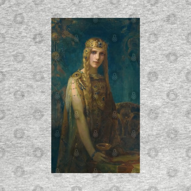 Irish Princess Isolde, Gaston Bussiere, 1911 by immortalpeaches